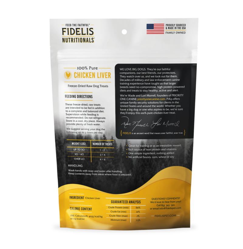 100% Pure Freeze Dried Chicken Liver Treats