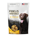 Fidelis Nutritionals 100% Pure Freeze-Dried Chicken Liver dog treats resealable bag