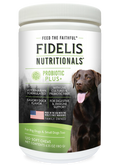Fidelis Nutritionals Probiotics Plus soft chew dog supplement tub, 120 count